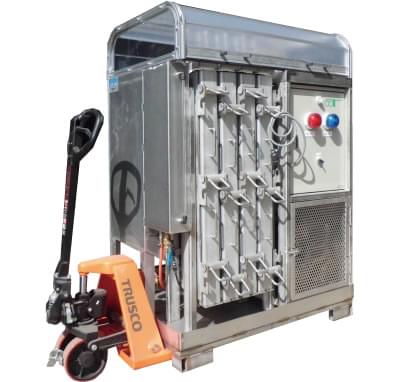 手動式廃水処理機(型式:MB-Carry)